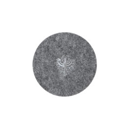 Coaster:Unterster_mittelgrau_Adler_silber_rund_getickt